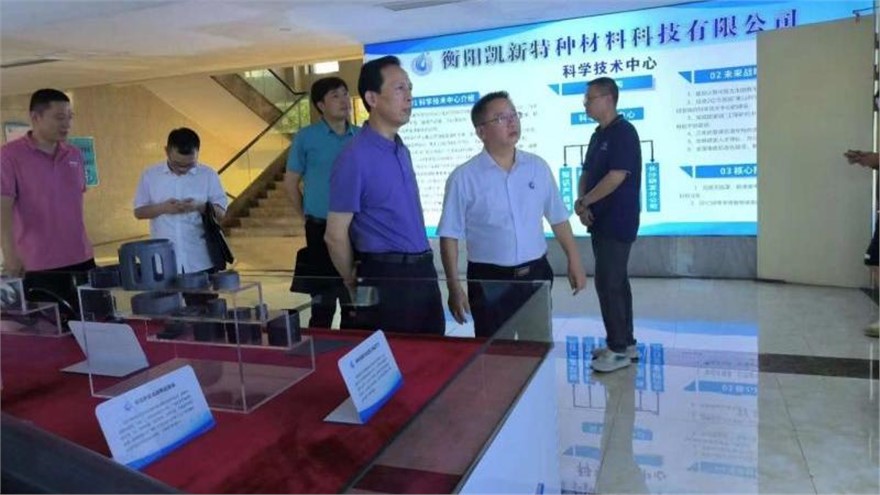 湖南省工信厅深入凯新科技开展2024年度国家级绿色制造现场评估
